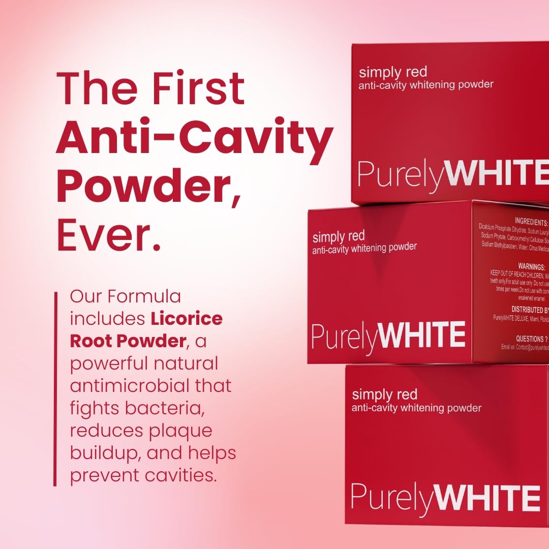 Amazon.com : PurelyWHITE DELUXE, Anti-Cavity Whitening Powder